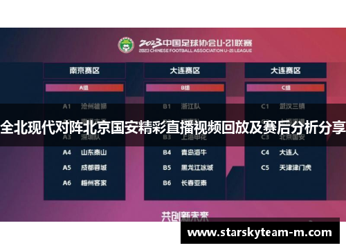 全北现代对阵北京国安精彩直播视频回放及赛后分析分享